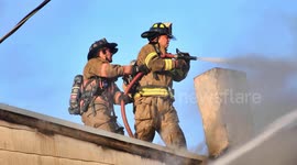 10 homes lost in Shamokin fire that claimed one woman's life.  Full
