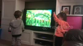Twins dance off