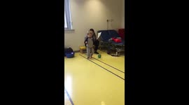 Ronnie walking pre op