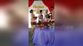 Kind-hearted sister 'marries' her brother after bride jilted him at the altar