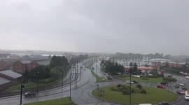 Torrential Rain over Ashton-Under-Lyne