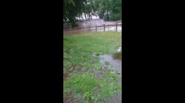 Flooding in Arkengarthdale, Yorkshire Dales