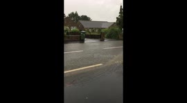 Flooding in Leyburn North Yorkshire