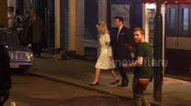 Matt Smith spotted with Anya Taylor-Joy on film set in London's Soho