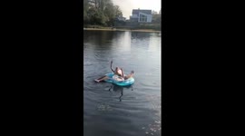 Playing in summer