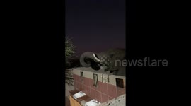 'Thirsty' elephant caught opening tap to drink water from sink in Botswana camp