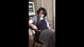 This is nuts! Squirrel digs inside Japanese woman's mouth for food