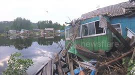 Terrible flooding ravages central Russian city, killing 25 and displacing thousands