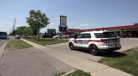 Police in Markham near Toronto use 360/VR camera to map shooting murder scene at Asian Noodles place