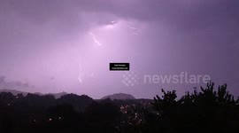 Night of rays in Donostia - San Sebastian - Noche de rayos en Donostia - San Sebastian