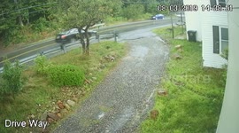 car accident on guard rails