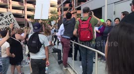 American Jews says 'never again' in LA-area protest of GEO group operating 'concentration camps' for migrants