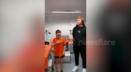Singer Lewis Capaldi made a deaf UK girl's dream come true after he sang as she signed along