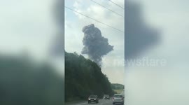 Explosions of ammunition in Siberia