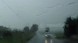 Intense Rainfall from Northern Ireland Thunderstorm