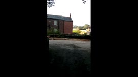 Emotions high for Whaley Bridge resident as she discovers water levels easing off in reservoir (4th August)