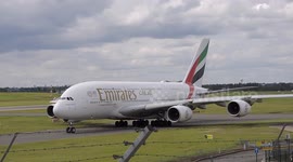 3-Airbus 380 BHX airport by jim connor 07-08-2019