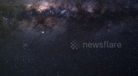 Milky Way Galactic Core Timelapse