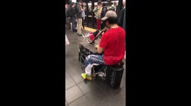 NYC subway entertainment