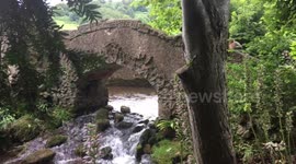 Bridge at Dunster Castle