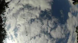 Timelapse clip of a sky