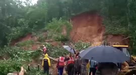 Massive monsoon landslide sweeps away a southern Indian village