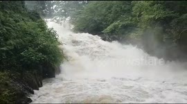 Rapid water at Swallows Falls in Snowdonia!
