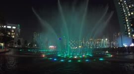 Wonderful water music in Viet Nam! Dancing fountain A combination of music, water and light