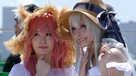 Check out the wacky cosplay outfits at huge Tokyo comic convention