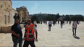 Tension at Jerusalem holy site as Muslim and Jewish festivals coincide