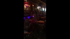 Dancing on the street