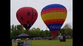 Hot air balloon and kite fiesta Telford 2018