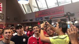 Toronto Fans celebrate Marcus Rashford’s first goal of the season for Manchester United