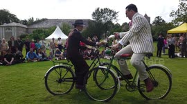 Silly sports in vintage dress at Chap Olympiad 2019