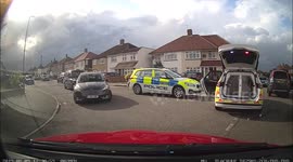 Police pursuit ends with three men arrested in London suburb