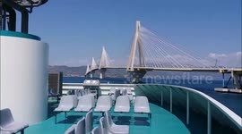Rio-Antirio bridge in Greece