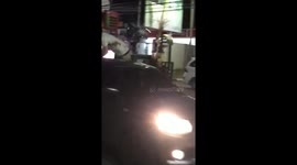 Reckless Aussie jumps onto bonnet of car, fly-kicks man on motorbike in Bali