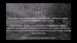 GHOST CHILDREN HEARD IN ANCIENT CLOSED DOWN CHILD HOME