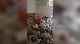 Landlady in China finds her apartment riddled with rubbish and a caged cat carcass