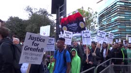 Silent Walk for Grenfell on 14 June 2019 - two yeas on