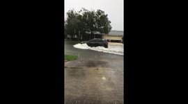 SUV thinks it’s a boat driving through streets of Orlando, Florida