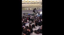 Waving the reclaim hongkong Revolution of our times flag