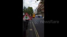 Armed police respond to stabbing outside Home Office in Westminster