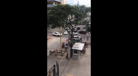 Busy Intersection in Honduras, No Stop Signs
