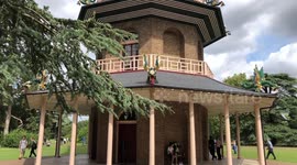 The Great Pagoda at Royal Botanic Gardens Kew, London, England