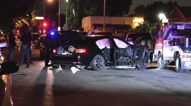 Shooting Suspects Lead Officers on Short Chase That Ends in Crash