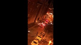 Cars collide during violent 'gang' fight in Shoreditch, London