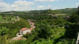 Tsarevets fortress in Veliko Tarnovo Bulgaria