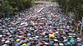 1.7m Hong Kongers rally peacefully in 11th weekend of protests
