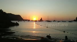 Ibiza, Sunset with the hippy drummers